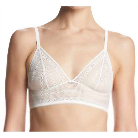 NEW CALVIN KLEIN standard ombre triangle bra in ivory - Picture 1 of 1